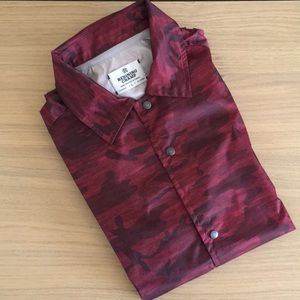 Reigning Champ Camo Print Coach’s Jacket, Large